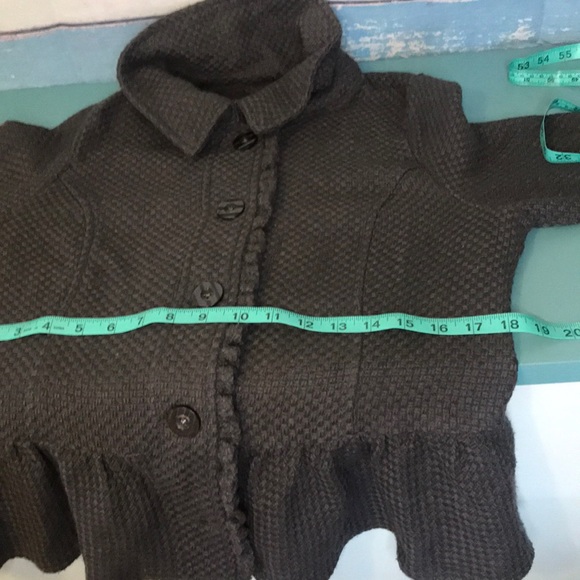 Decree grey woven button down peplum jacket - Picture 12 of 12